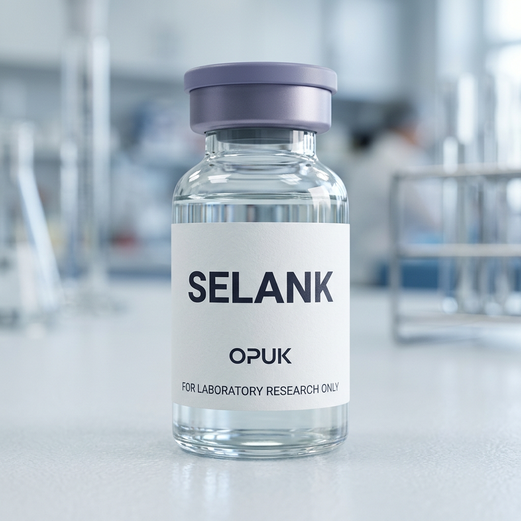 Representative Selank vial label detail