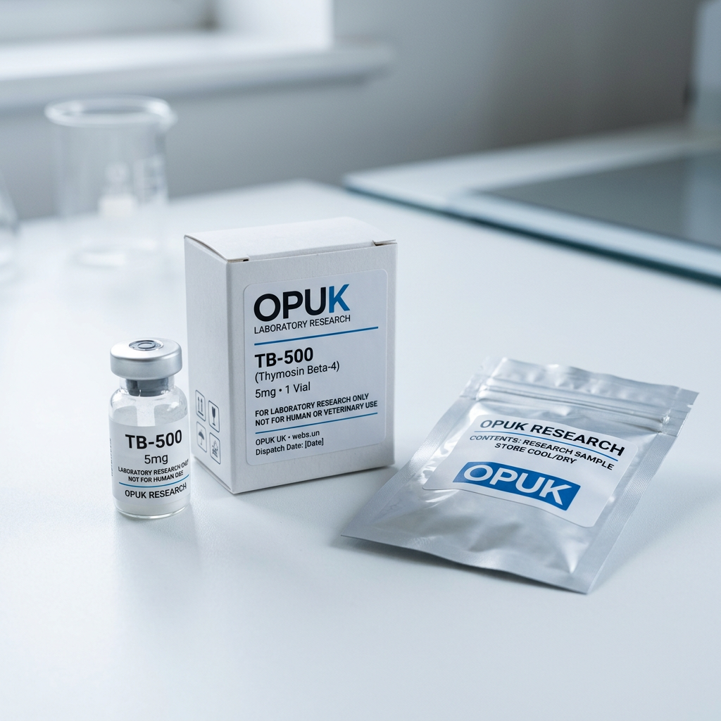 Representative TB-500 protective packaging